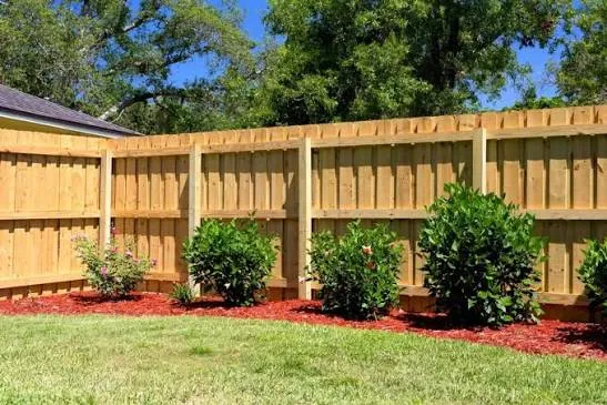 Fence installation on a Massachusetts residential property